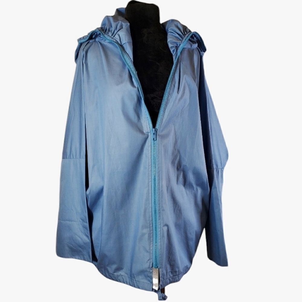 Hooded Poncho Jacket Women's One Size